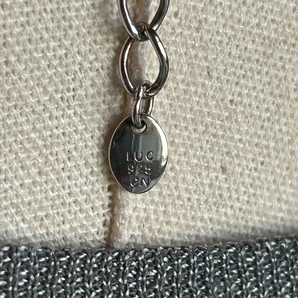 Orange Jasper & Sterling Necklace - Picture 4 of 7